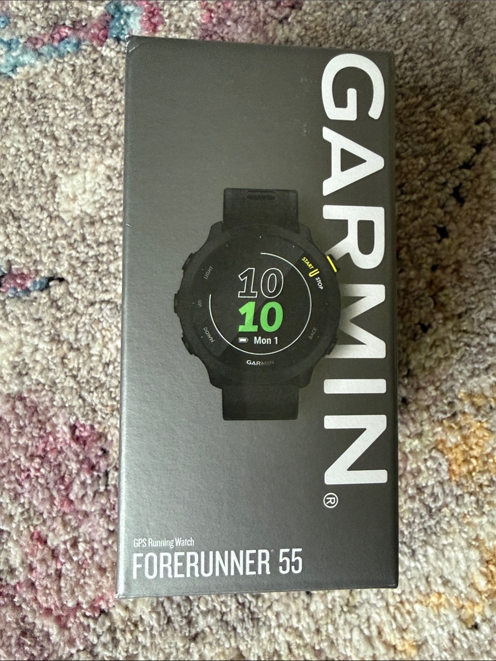 Garmin Forerunner 55 GPS Watch - Black - New In Box
